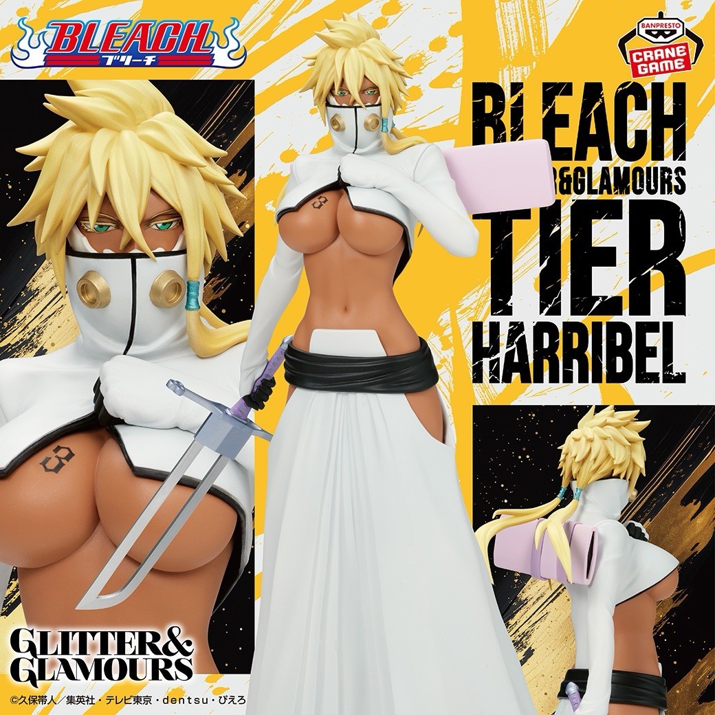 Figura BLEACH Nivel Harribel GLITTER&GLAMOURS Banpresto Japón Oficial Nueva