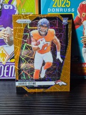 2024 Panini Prizm - Rookies Audric Estime #306 Lazer Prizm (RC)
