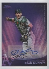 2022 Topps X Steve Aoki Base Purple Glitter Blast 10/99 Sean Murphy Auto 05gv