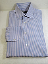 CANALI nice long sleeve,size 15.5-39 neck all cotton dry cleaned 425 ITALY