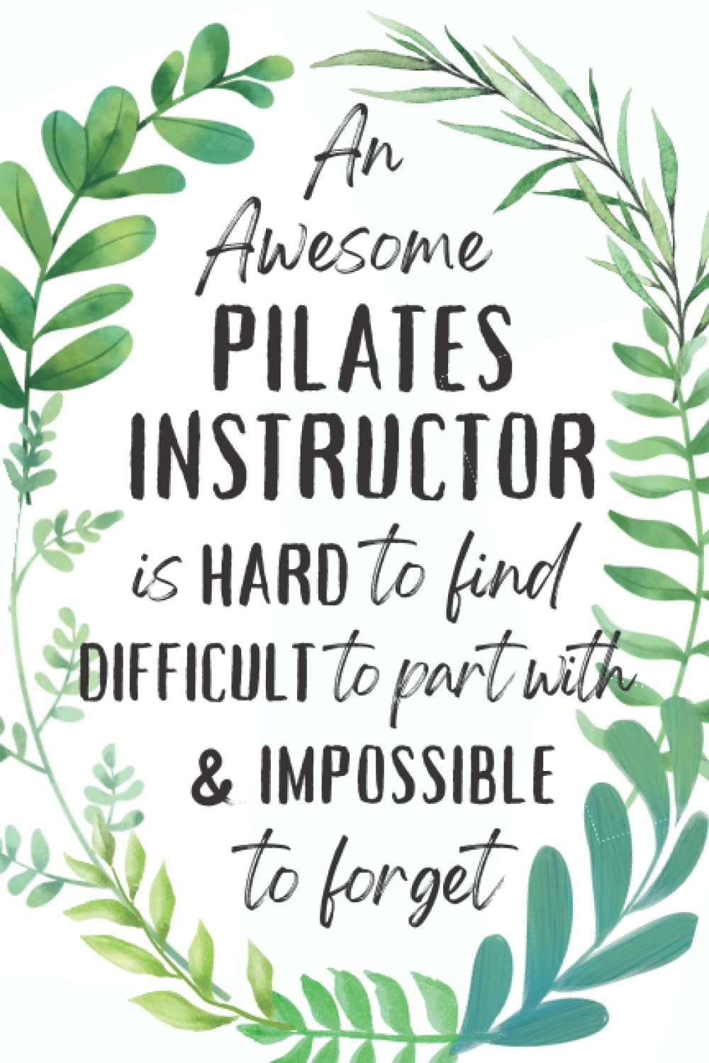 Pilates Instructor Gifts: Appreciation and Thank You Gift, Lined Blank Notebook