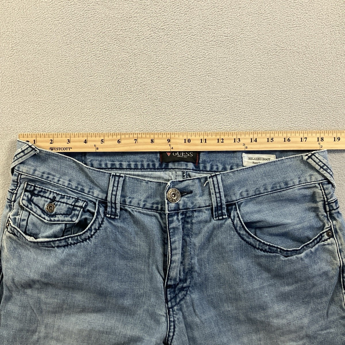 Bootcut Flare Y2K Western Guess Relaxed Boot Rancho Fit Men's