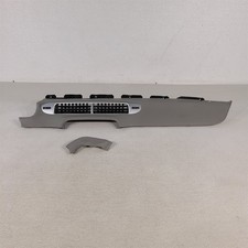 10-15 Camaro Ss 2 Piece Dash Center Leather Trim Insert Trim Light Grey Aa7433