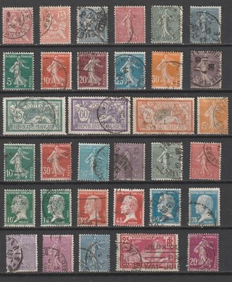 9853  Frankreich  Lot aus  102-185  gestempelt
