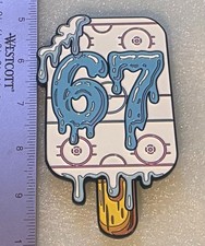 2025-26 FARGO SQUIRT HUGE UNIQUE 5INCH 67 POPSICLE HOCKEY PIN