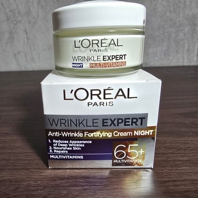 L'Oreal Wrinkle Expert Anti-Wrinkle Fortifying Cream / Night Cream 65+  (50ml)