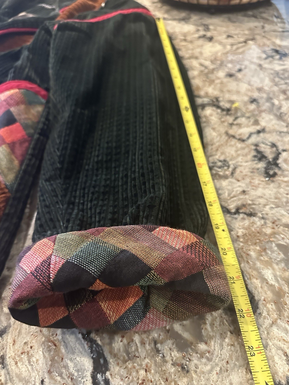 Canvasbacks Corduroy Patchwork Jacket Barn Coat S… - image 10