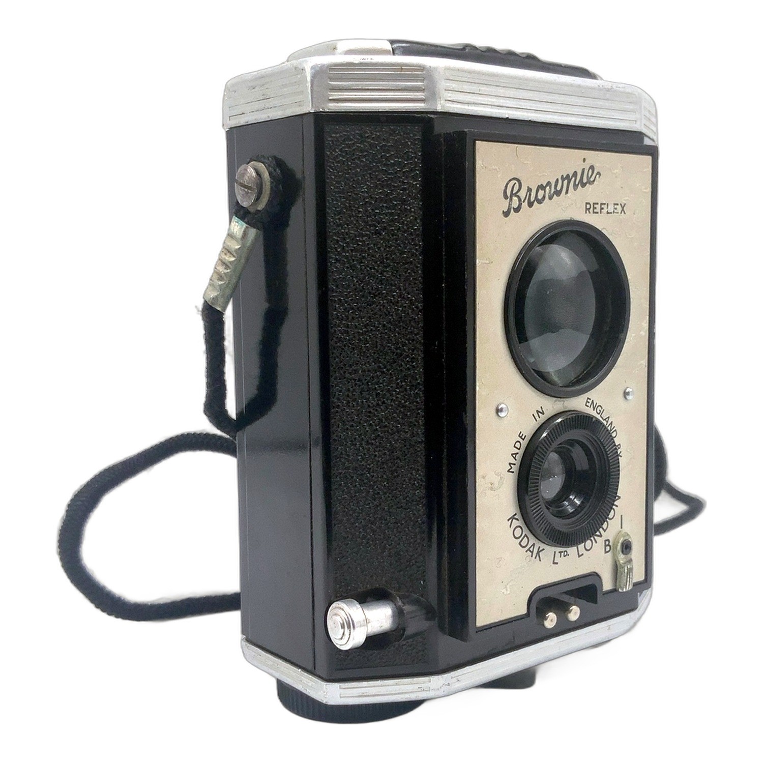 Kodak Brownie reflex TLR Fotocamera Reflex Bifocale Nero, Rullino, Usata