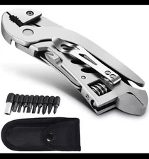Multitool Wrench With 7 Tools/Pliers/Wire Cutter/Flat Screwdriver/Phillips Sc