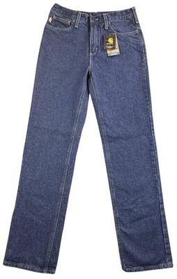 Vintage Carhartt FR Jeans Mens 32x36 Blue Flame Resistant Utility Relaxed Work