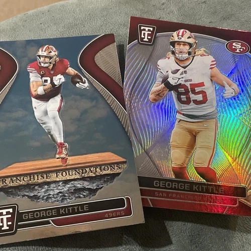 2024 Totally Certified GEORGE KITTLE Franchise Foundations #19 + Base Mirror 🔥