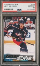 2022 UPPER DECK KENT JOHNSON #209 PSA 10