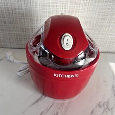 Mini Pint Size Ice Cream Yogurt Sorbet Maker Red HSN Kitchen HQ New! BxQQ