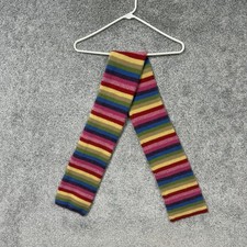 Vintage Y2K Gap Kids Scarf 55x6 Wool Dopamine Dressing Maximalist Artsy Kidcore