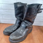 Harley-Davidson Boots Mens Size 10.5 Black Leather Engineer Biker Motorcycle