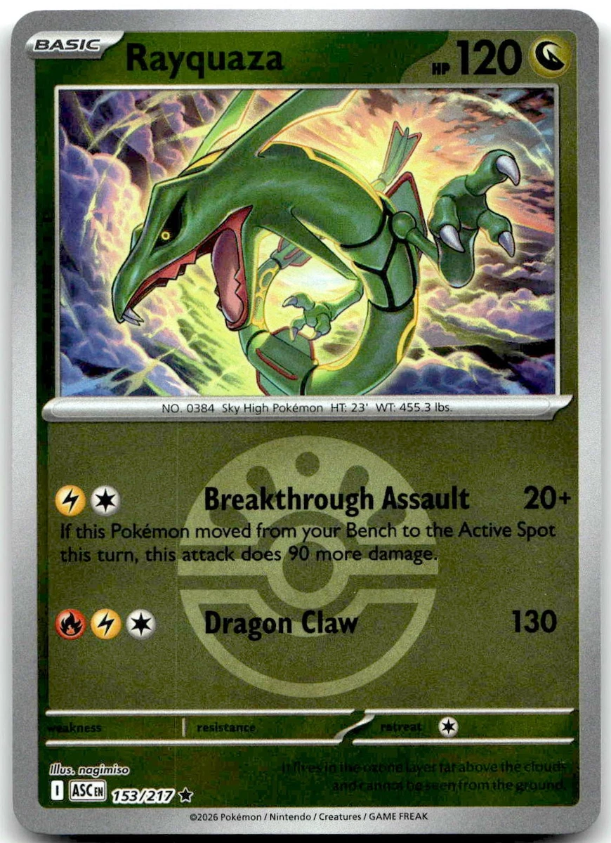 Rayquaza Pokmon TCG Cards for sale | eBay