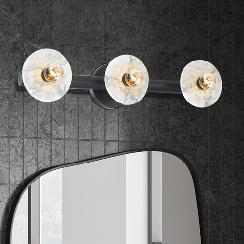Designers Fountain D325C-3B-MB Fina LED 24.75 inch Matte Black Vanity Wall Light - Picture 10 of 11