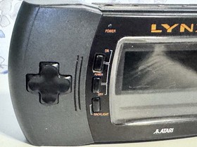 Atari Lynx 2 Black Handheld Console with Backlight & Headphone Jack + 2 Games