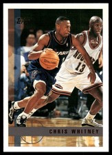 1997-98 Topps Chrome #176 Chris Whitney Refractors