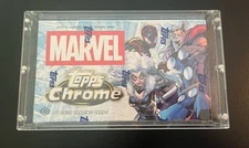 Acrylic Display Case Magnetic Lid Stack FITS 2025 Topps Chrome MARVEL Hobby Box