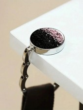 Cherry Blossom Pattern Desk Hooks Table Handbag Hanger Folding Bag Holder...