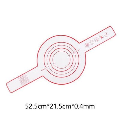 Extra Langer Griff Non -Stick -Brotpolster Silikon Backmatte Teigtransferpad