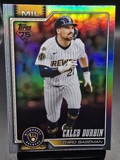 2026 Topps Series 1 Caleb Durbin #297 Rainbow Foil - Milwaukee Brewers 