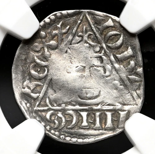 IRELAND. John Lackland. 1199-1216. Silver Penny, Limerick, S-6229, NGC VF