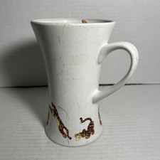 Vintage Disney Store Bouncing TIGGER Tall Mug 6" Coffee Cup Winnie The Pooh