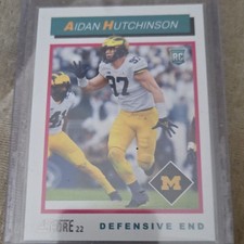 2022 Score - 1992 Throwback Rookie Aidan Hutchinson #TB6 Michigan Wolverines
