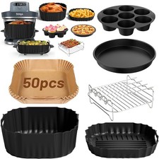 Air Fryer Accessories for Ninja Crispi Pro 6-in-1 Glass Airfryer AS101