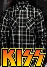 Dixxon Flannel Co. -KISS Dressed To Kill - Flannel - Lg   SOLD OUT STRUTTER  
