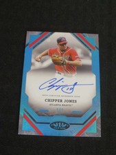 2025 Topps Tier One Chipper Jones Atlanta Braves 1 of 1 Autograph 1/1   