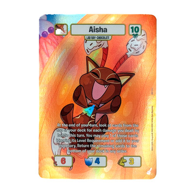 Neopets Battledome TCG 25th Anniversary   Lab Ray Chocolate Aisha