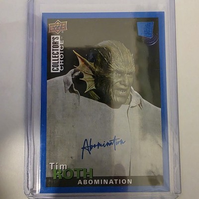 2024 UD Marvel Studios Series 1 Disney Tim Roth Abomination Collectors Choice