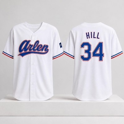 Custom Name - Rangers King Of The Hill Night Giveaway Baseball Jersey - All Size