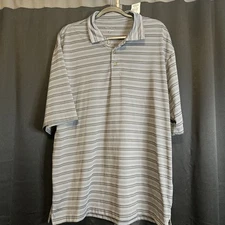 Pebble Beach Performance CoolTech Polo (Gray)(Men’s-XL)