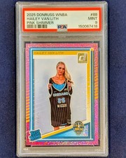 2025 Panini Donruss WNBA Hailey Van Lith #88 Pink Shimmer /25 PSA 9 Chicago Sky