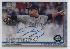2019 Topps Chrome Rookie Refractor 373/499 Justus Sheffield #RA-JSH Auto 8k4