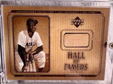 2001 Upper Deck Hall of Famers - Bat Ernie Banks #B-EB (MEM) Chicago Cubs MR CUB