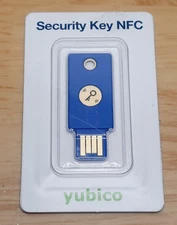 Yubico FIDO Security Key NFC and USB - Two Factor Authentication, Fits USB-A