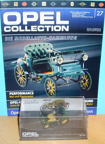 Opel Collection - Nr.  27  - Opel Motorwagen System Lutzmann  1899-1901