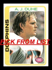 1978 Topps Football #263-527 EX-MT/NM Pick From List ALL PICTURED ss3