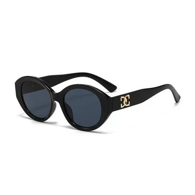 Luxury Brand Small Round Sunglasses Men Women Designer Gradient UV400 Unisex