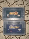 Golden Sun Games Original and The Lost Age Game Boy Gameboy Advance GBA