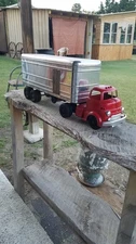 Vintage Wyandotte Motor Grey Van Lines Semi Truck Trailer. J