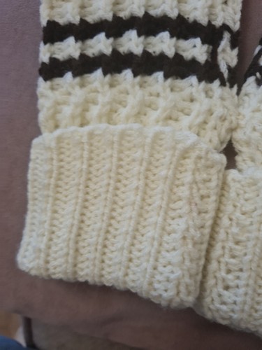 Knitted Womens Mittens ORIGINAL VINTAGE NEW 70/80S Coloured - Picture 8 of 11