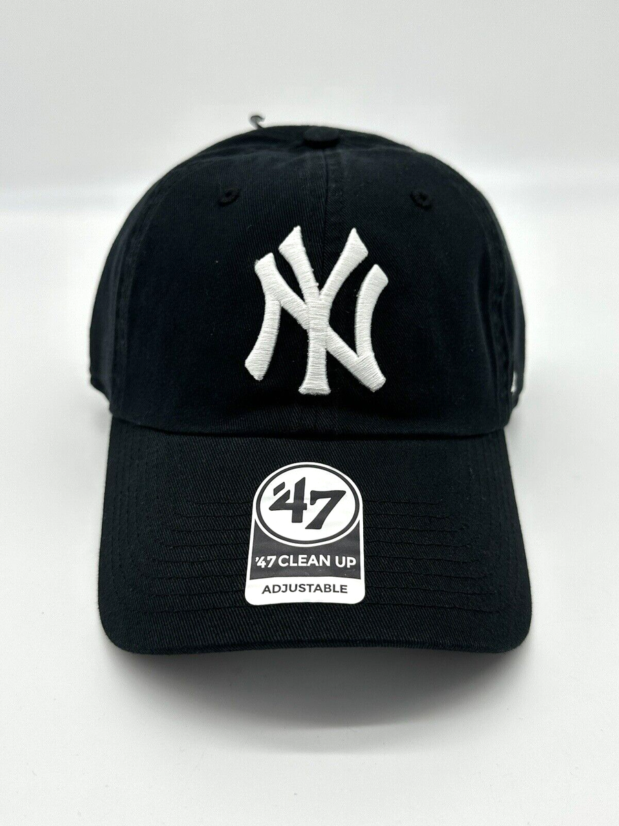 New York Yankees '47 Clean Up Hat Black Adjustable Cap Strapback