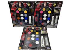 3 Rubie s Monster Value Makeup Set Halloween Costume. Minor box wear