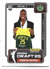 Dominique Malonga ROOKIE 2025 Panini Instant WNBA Draft #DN-2 Seattle Storm SP /